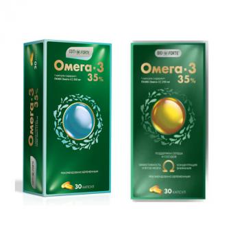 BIOFORTE/COMFORTE ОМЕГА-3 35% капс. 1400 мг №30