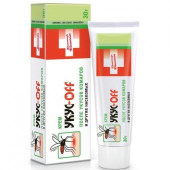 УКУСOFF КРЕМ ПОСЛЕ УКУСОВ 30 мл от комаров и других насекомых