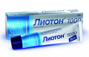 ЛИОТОН 1000 гель 1000 МЕ/г туба 100 гр