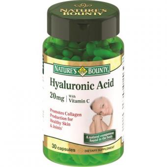 НЭЙЧЕС БАУНТИ (NATURE`S BOUNTY) ГИАЛУРОНОВАЯ КИСЛОТА капс. 20 мг №30
