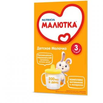 МАЛЮТКА СМЕСЬ СУХАЯ МОЛОЧНАЯ-3 600 гр