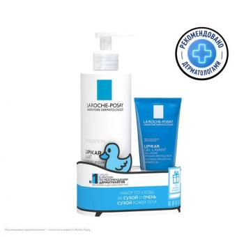 ЛЯ РОШ ПОЗЕ (LA ROCHE-POSAY) ЛИПИКАР НАБОР (молочко + гель)