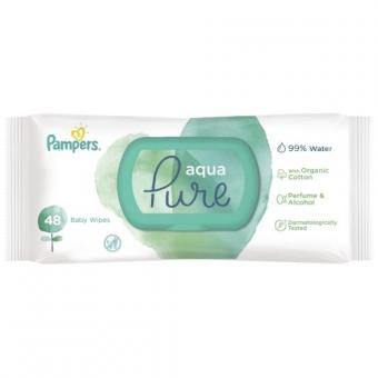ПАМПЕРС AQUA PURE САЛФЕТКИ ВЛАЖНЫЕ ДЕТСКИЕ №48