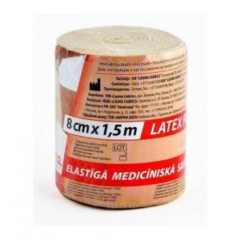 БИНТ ЭЛАСТИЧНЫЙ ВР ЛАУМА 8см х 1,5м