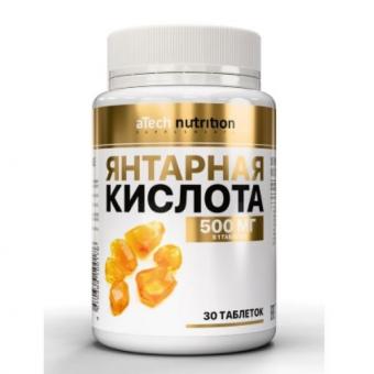 ATECH NUTRITION ЯНТАРНАЯ КИСЛОТА табл. №30