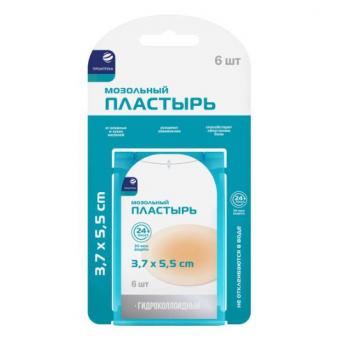 ПЛАСТЫРЬ ОТ ВЛАЖНЫХ МОЗОЛЕЙ ПРОАПТЕКА 3,7см х 5,5см №6