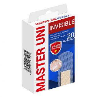 ЛЕЙКОПЛАСТЫРЬ НАБОР МАСТЕР ЮНИ INVISIBLE №20