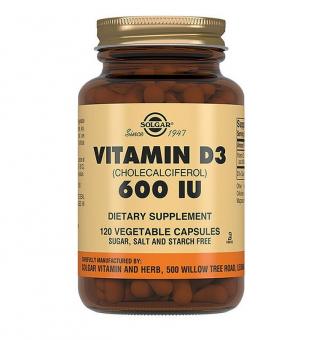 СОЛГАР ВИТАМИН Д3 капс. 600 МЕ №120