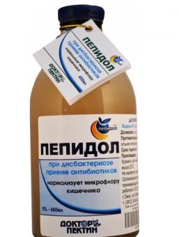 ПЕПИДОЛ ПЭГ р-р внутр. фл. 5% 450 мл