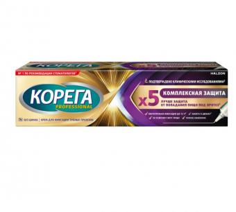 КОРЕГА КОМПЛЕКСНАЯ ЗАЩИТА КРЕМ ДЛЯ ФИКСАЦИИ ЗУБНЫХ ПРОТЕЗОВ 40 гр