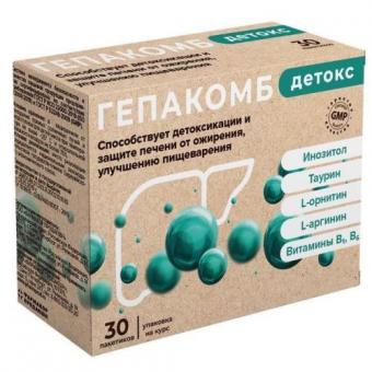 ГЕПАКОМБ ДЕТОКС пор д/приг.р-ра внутрь пак. 6 гр №30