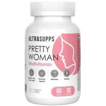 ULTRASUPPS ВИТАМИННО-МИНЕРАЛЬНЫЙ КОМПЛЕКС каплеты для женщин №60