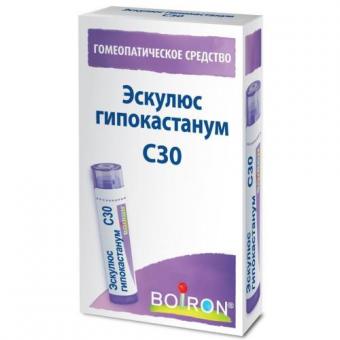 ЭСКУЛЮС ГИПОКАСТАНУМ С30 гранулы гомеопатич. 4 гр