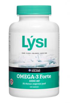 LYSI ОМЕГА-3 ФОРТЕ капс. №120