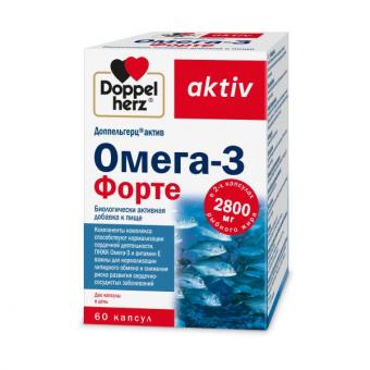 ДОППЕЛЬГЕРЦ АКТИВ ОМЕГА-3 ФОРТЕ капс. №60