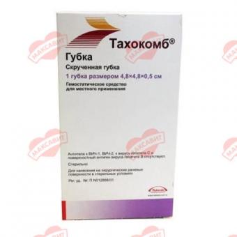 ТАХОКОМБ 4,8см х 4,8см х 0,5см губка №1