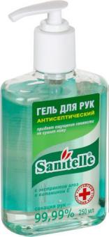 САНИТЕЛЬ гель антисепт. для рук фл. 250 мл алоэ/витамин Е