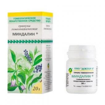 МИНДАЛИН гранулы гомеопатич. 20 гр