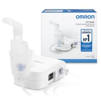 ОМРОН (OMRON) ИНГАЛЯТОР КОМПРЕССОРНЫЙ C21 BASIC (NE-C803-RU)