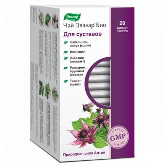 ЧАЙ БИО ДЛЯ СУСТАВОВ ЭВАЛАР ф/п №20