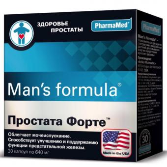 МЕН-С ФОРМУЛА ПРОСТАТА ФОРТЕ капс. №30