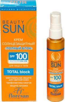 ФЛОРЕСАН СОЛНЕЧН. СЕРИЯ КРЕМ-СОЛНЦЕЗАЩИТНЫЙ 75 мл SPF100 (ф-285)