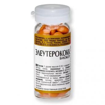 ЭЛЕУТЕРОКОКК БИОКОР драже №50