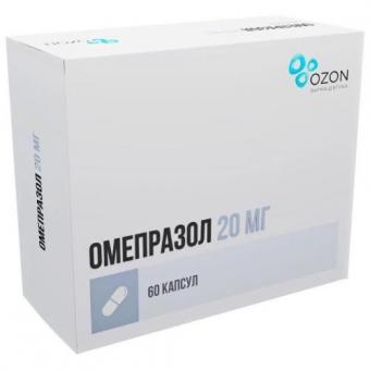 ОМЕПРАЗОЛ ОЗОН капс. к/р 20 мг №60