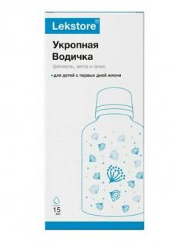 УКРОПНАЯ ВОДИЧКА ЛЕКСТОР р-р внутр. фл. 15 мл