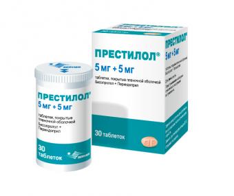 ПРЕСТИЛОЛ табл. п/о плен. 5+5 мг №30