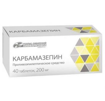 КАРБАМАЗЕПИН табл. 200 мг №40