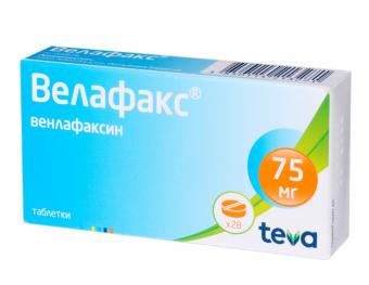 ВЕЛАФАКС табл. 75 мг №28