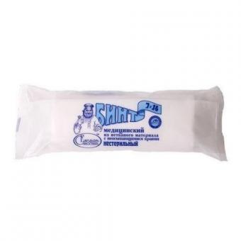 БИНТ НЕСТЕРИЛЬНЫЙ нетканый материал 7см х 14м