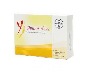 ЯРИНА ПЛЮС набор табл. п/о плен. 3+0,03 мг №84