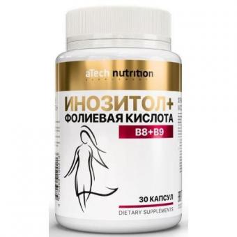 ATECH NUTRITION ИНОЗИТОЛ+ФОЛИЕВАЯ КИСЛОТА капс. №30