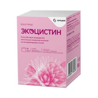 ЭКОЦИСТИН пор д/приг.р-ра внутрь пак.-саше 3 г №20