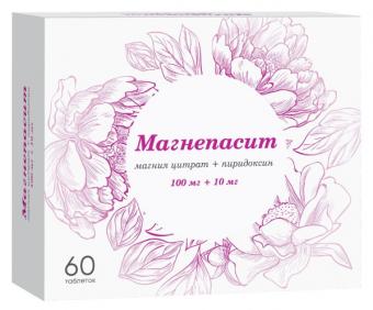 МАГНЕПАСИТ табл. п/о плен. 100+10 мг №60