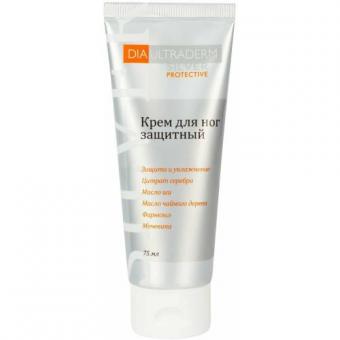 ДИАУЛЬТРАДЕРМ СИЛЬВЕР КРЕМ ДЛЯ НОГ 75 мл защитный