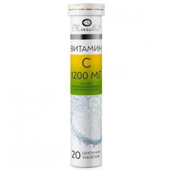 ВИТАМИН С МИРРОЛЛА табл. растворим. апельсин 1200 мг №20