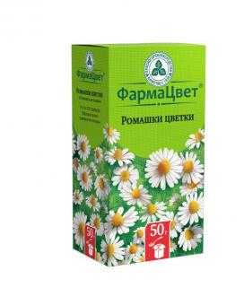 РОМАШКА АПТЕЧНАЯ ЦВЕТКИ КРАСНОГОРСК 50 гр