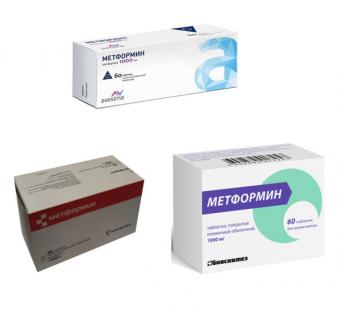 МЕТФОРМИН табл. п/о плен. 1000 мг №60