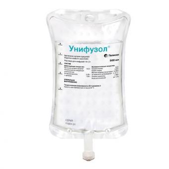 УНИФУЗОЛ р-р д/инфузий пласт. контейнер 500 мл №5