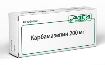 КАРБАМАЗЕПИН табл. 200 мг №40