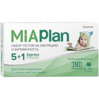 ТЕСТ НА ОВУЛЯЦИЮ OVUPLAN (ОВУПЛАН) МИАПЛАН №5 + тест на беременность №1