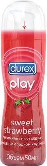 ГЕЛЬ-СМАЗКА ДЮРЕКС PLAY SWEET STRAWBERRY с ароматом клубники 50 мл