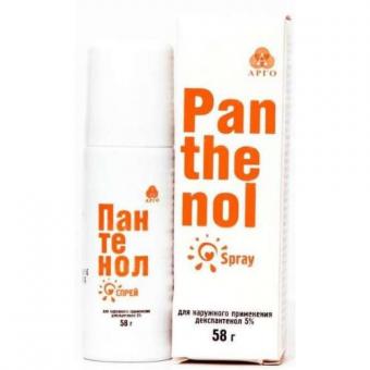 ПАНТЕНОЛ аэр. наруж. фл. 5% 58 гр