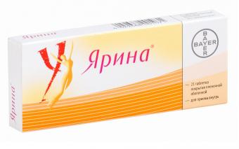 ЯРИНА табл. п/о плен. 3+0,03 мг №21