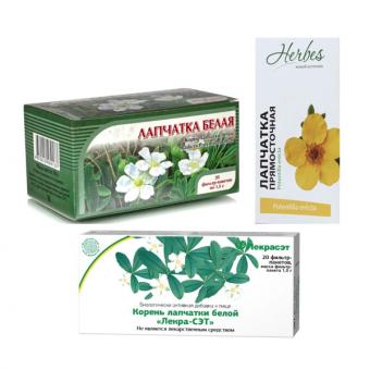 ФИТОЧАЙ ЛАПЧАТКА КОРНЕВИЩА ф/п №20