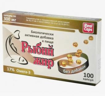 РЫБИЙ ЖИР ОЧИЩЕННЫЙ БАД капс. №100
