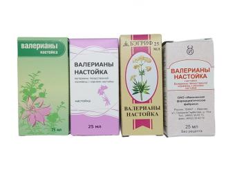 ВАЛЕРИАНА настойка фл. 25 мл